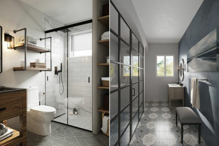 Industrial-bathroom-tile-trends-2023