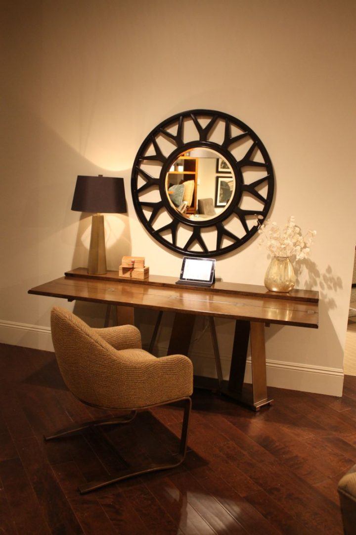 Narrow-old-console-table-used-like-desk