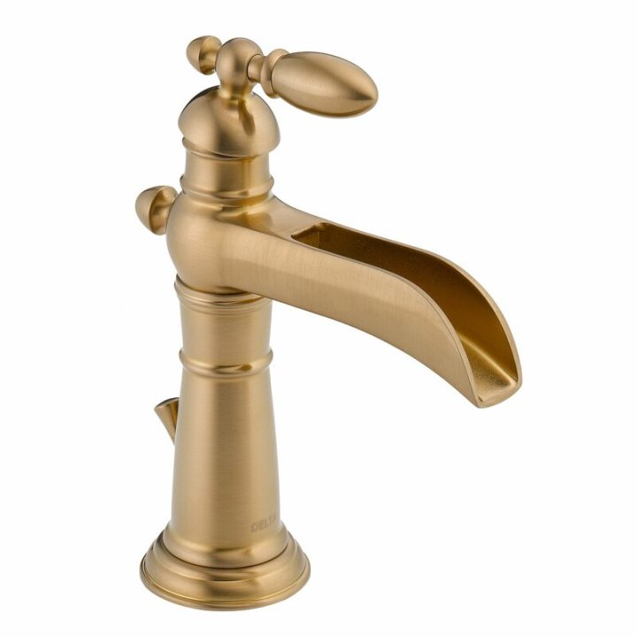 brushed-gold-bathroom-faucet-classic