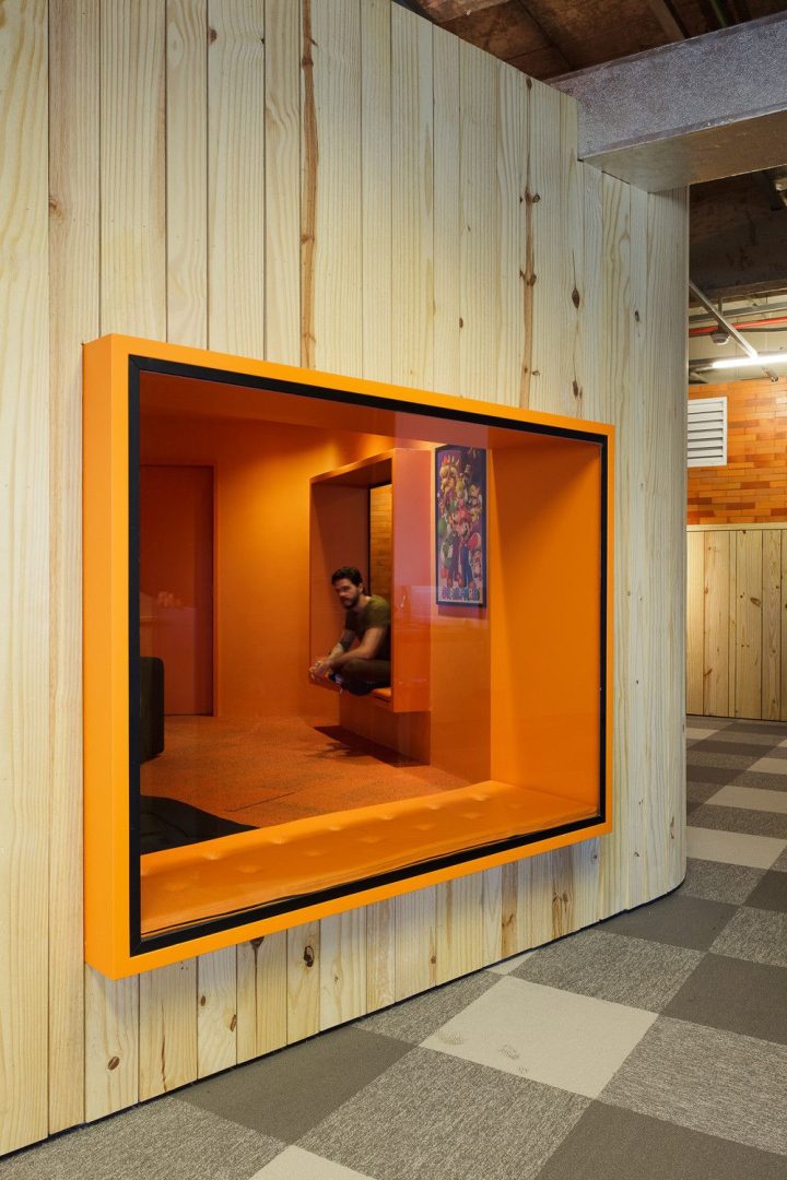 Walmart-meeting-room-in-orange