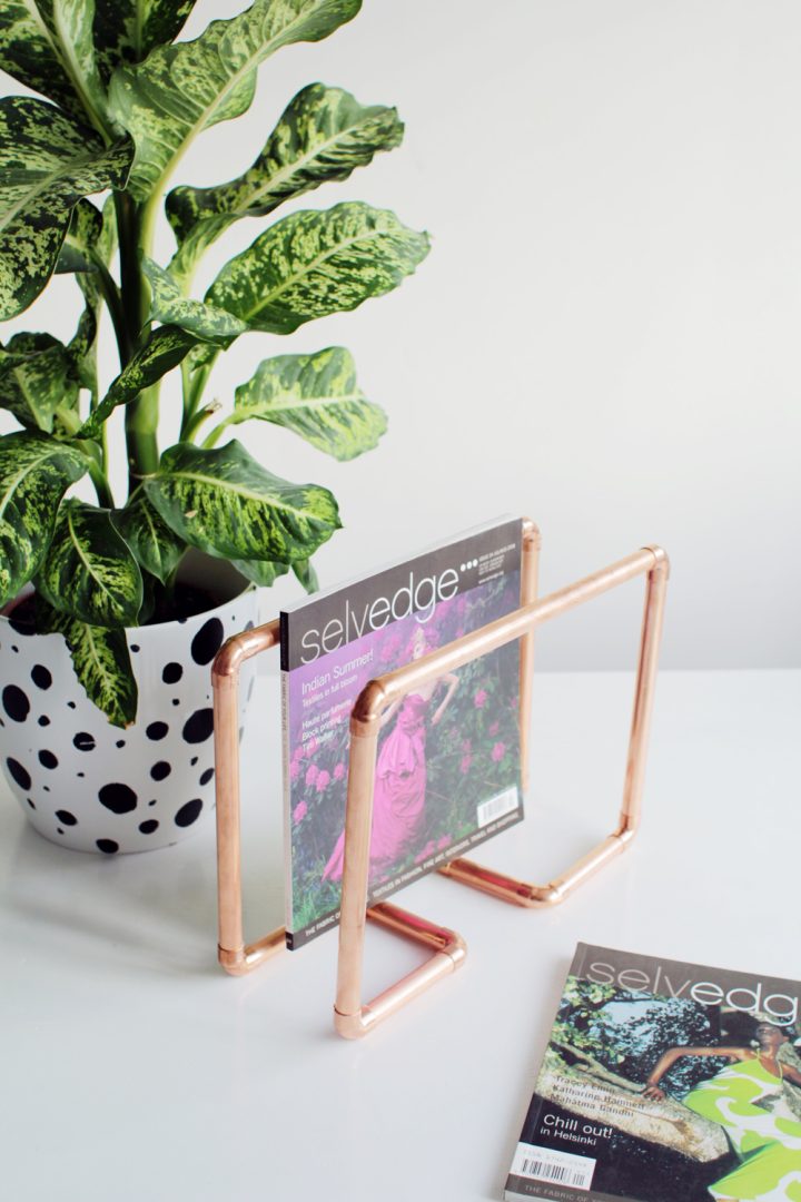 DIY-Copper-Pipe-Magazine-Rack