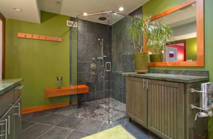 Green-bathroom-decor