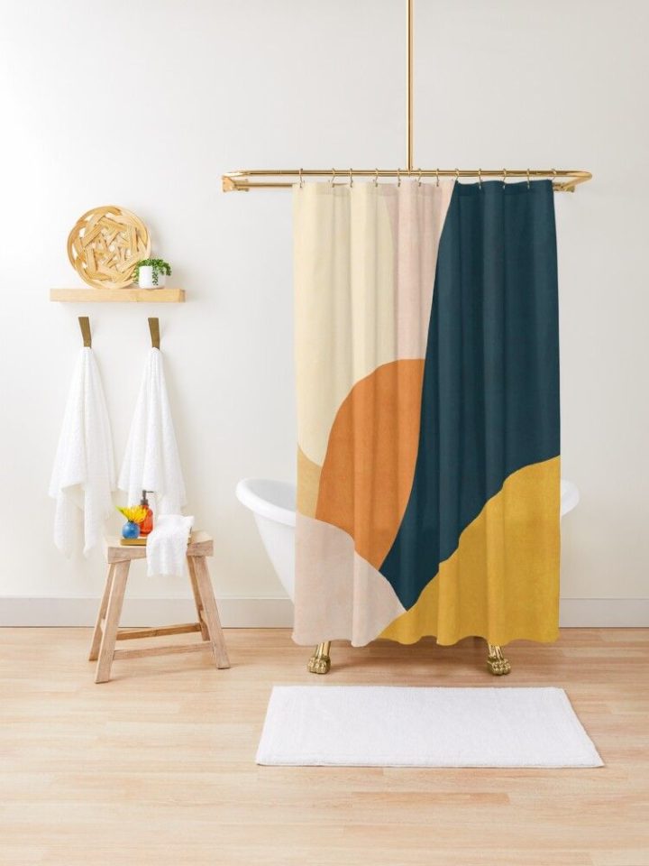 Mid-century-modern-shower-curtain