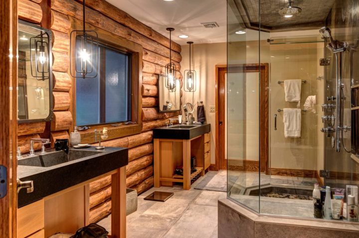 Wood-logs-bathroom-rustic-style