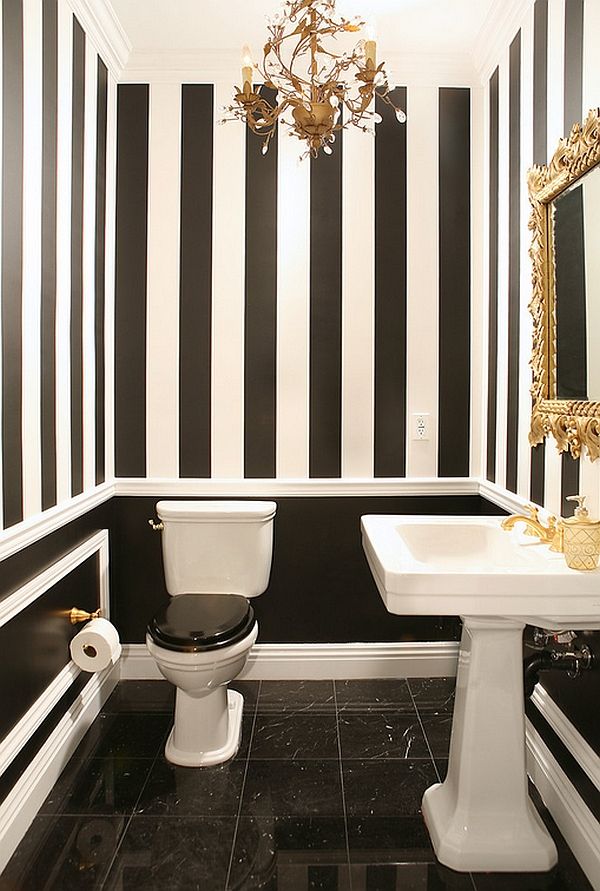 striped-white-and-blak-powder-room