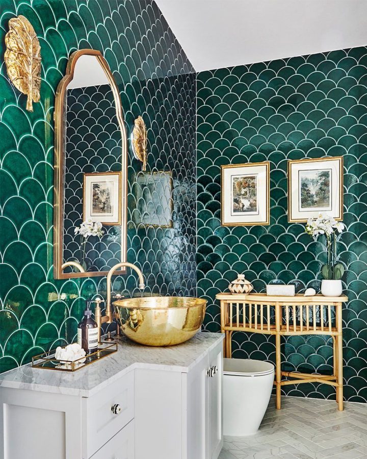 Beautiful-fish-skin-tiles-green