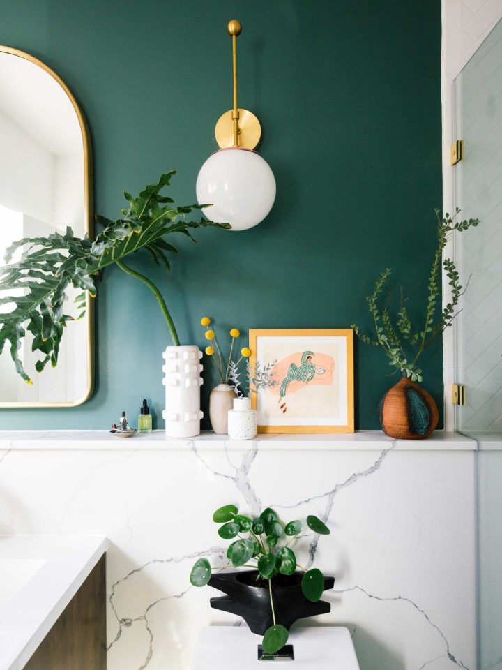 Dark-Green-Bathroom