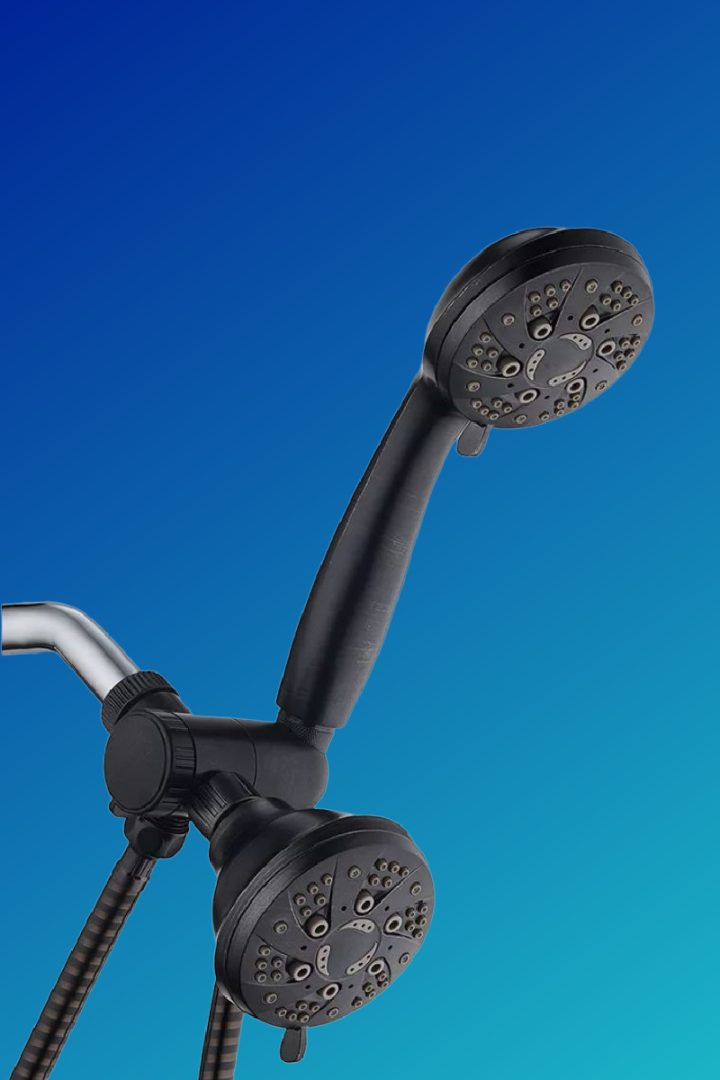 High-Pressure-Multi-Function-Dual-Showerhead