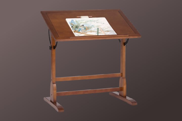 1_Vintage-Rustic-Oak-Drafting-Table