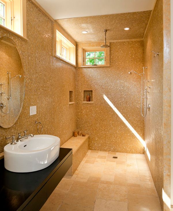 mosaic-doorless-shower-design