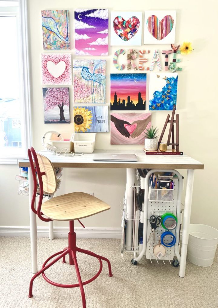 Neat-Ikea-Craft-Table-Hack