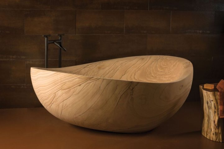 Stone-Forest-Papillon-Bathtub-wood-finish