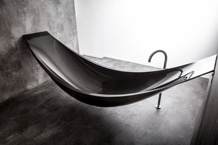 hammock-shaped-carbon-fibre-bathtub-design