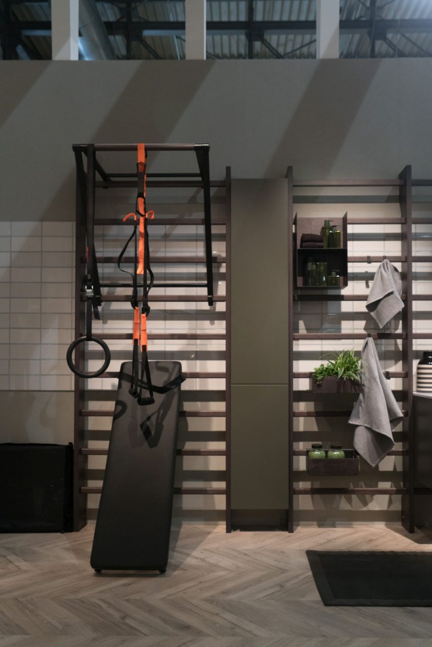 A New Gym Bathroom From Scavolini Inspires People To Become More Active