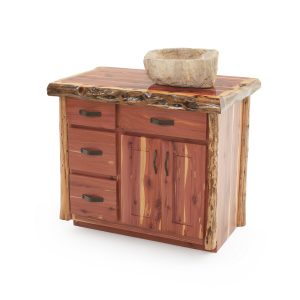 Red Cedar Vanity to brighten Your Room