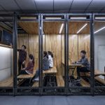 Micro Workplace Room Set Up In The Nook Of A Bigger Workspace