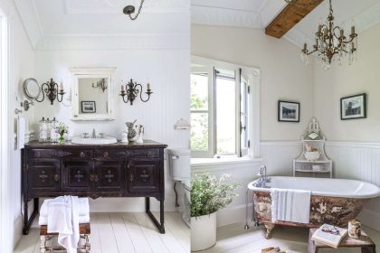 How Beadboard Bathroom Walls Can Make This Space Feel Welcoming