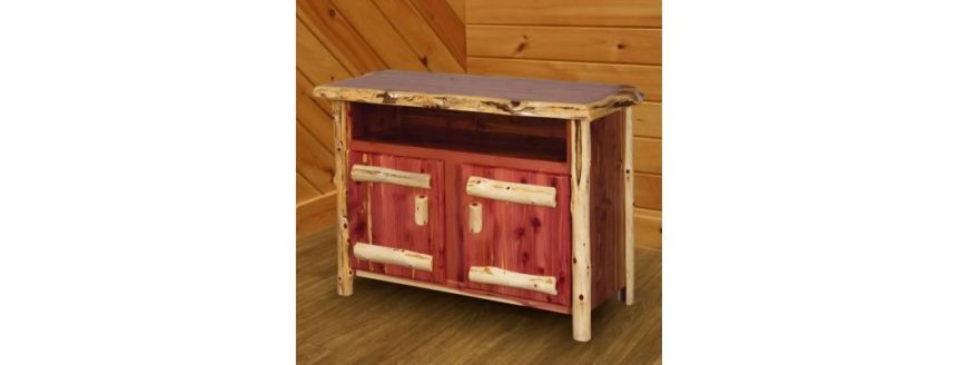 Causes to Get the Rust Valley Crimson Cedar Log Leisure Stand