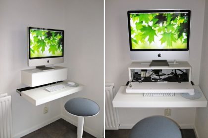 15 Wall-Mounted Desk Designs For DIY Lovers