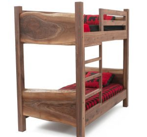 Rustic Wooden Bunk Beds