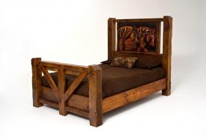 Rustic Barnwood Bed for Your Bedroom