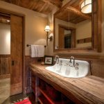 Rustic Toilet Decor Concepts Impressed By Nature’s Magnificence