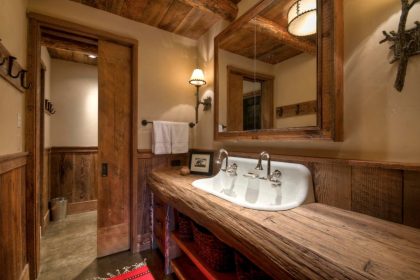 Rustic Toilet Decor Concepts Impressed By Nature’s Magnificence