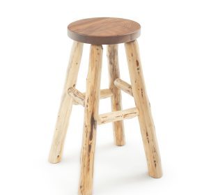 The perfect perch on a Walnut Bar Stool