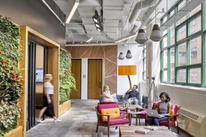 Green Walls – A Cool Design Accent For Offices With Personality