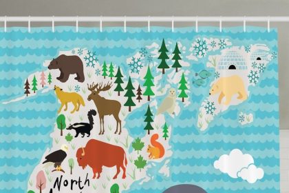 30 Kids Shower Curtains With Cute, Funny And Colorful Designs