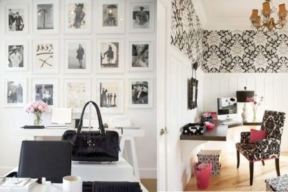 Decorating A Black & White Office: Ideas & Inspiration