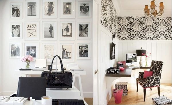 Decorating A Black & White Office: Ideas & Inspiration