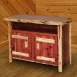 Causes to Get the Rust Valley Crimson Cedar Log Leisure Stand