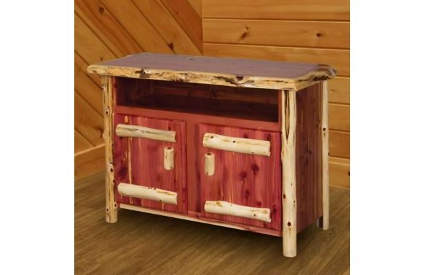 Causes to Get the Rust Valley Crimson Cedar Log Leisure Stand