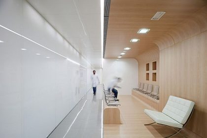 Clean White Dental Office Interior Design in Spain