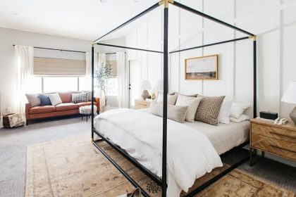 Before & After: Modern Rustic Bedroom with Boho Décor